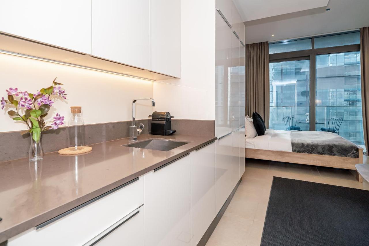 Higuests - Unique Studio With Stunning Panoramic Marina Views Dubái Exterior foto