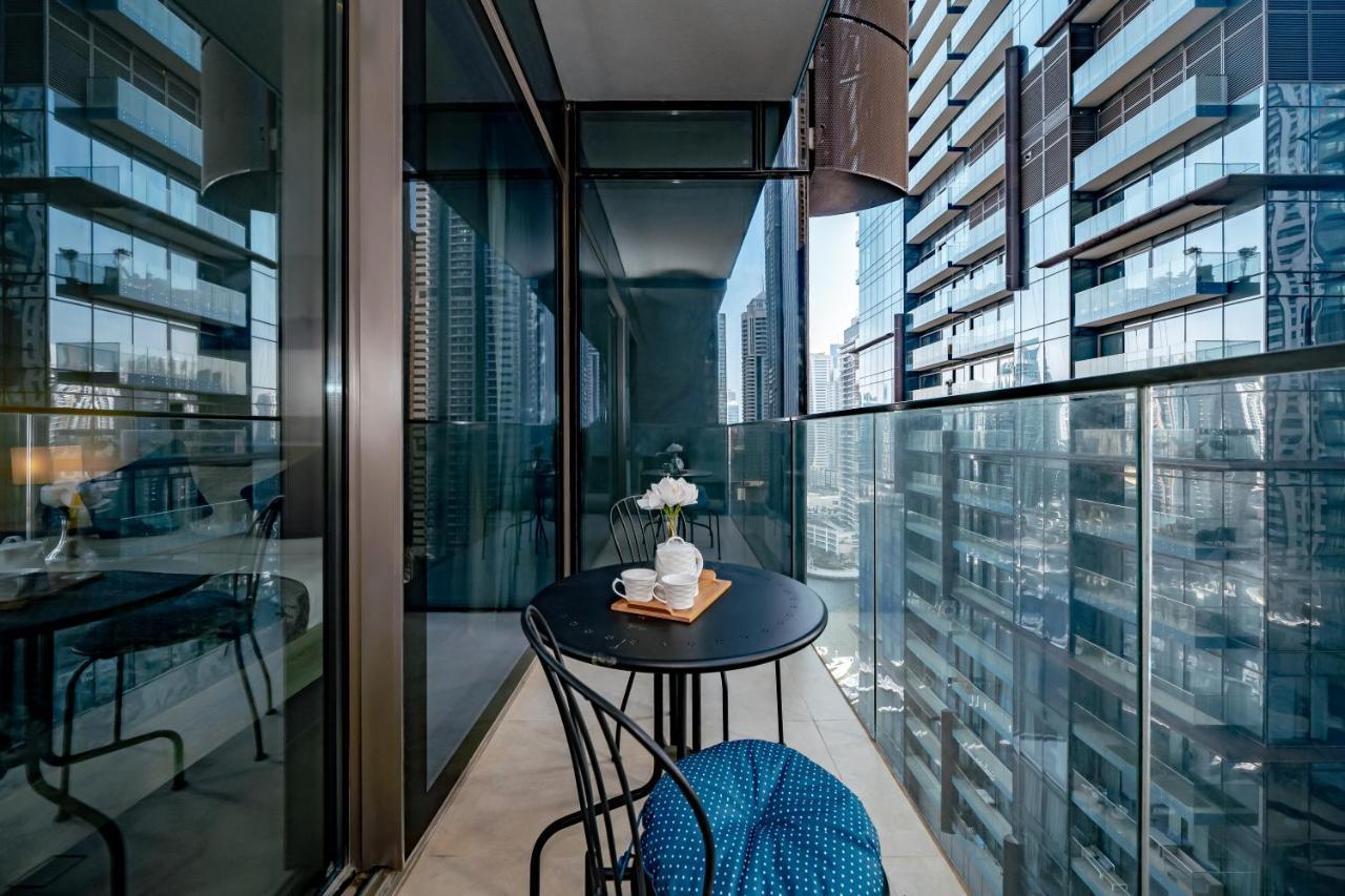 Higuests - Unique Studio With Stunning Panoramic Marina Views Dubái Exterior foto
