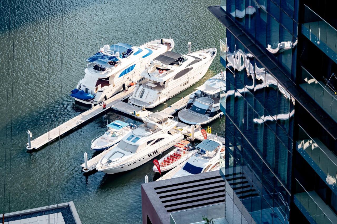 Higuests - Unique Studio With Stunning Panoramic Marina Views Dubái Exterior foto