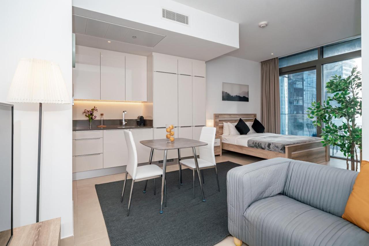 Higuests - Unique Studio With Stunning Panoramic Marina Views Dubái Exterior foto